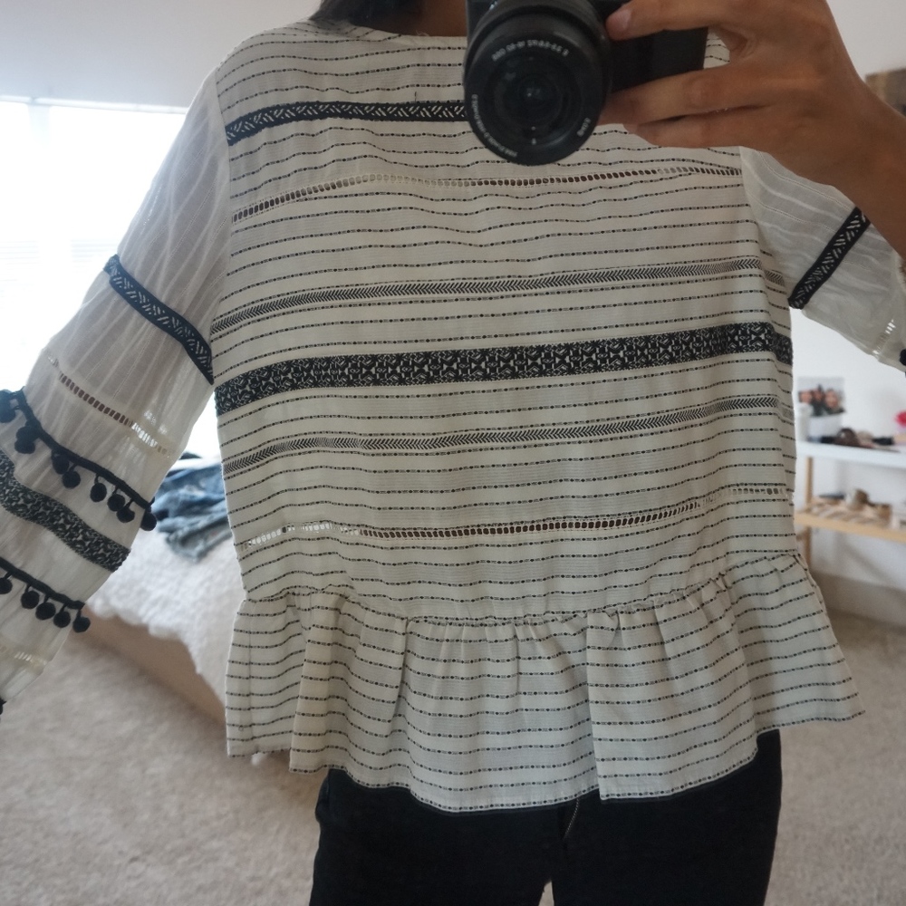 Zara Detailed Dress Shirt